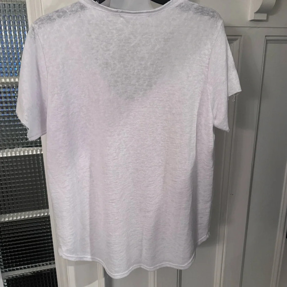 Project Social T Women’s V-Neck Pocket Tee White Size Small - Picture 4 of 9